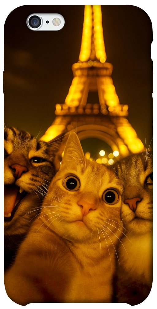 Чехол Paris selfie для iPhone 6
