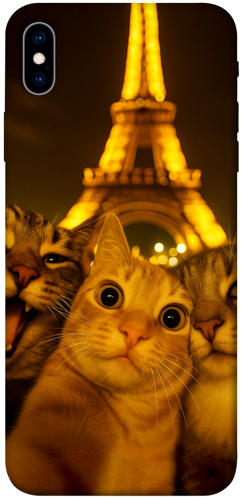 Чехол Paris selfie для iPhone XS Max