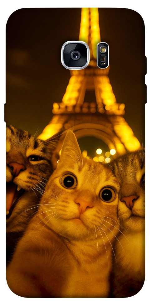 Чехол Paris selfie для Galaxy S7 Edge