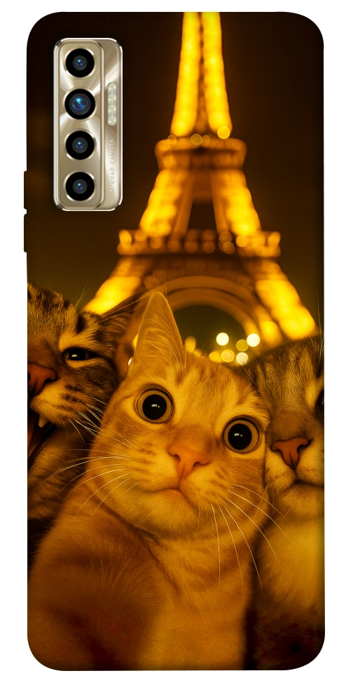 Чехол Paris selfie для TECNO Camon 17P