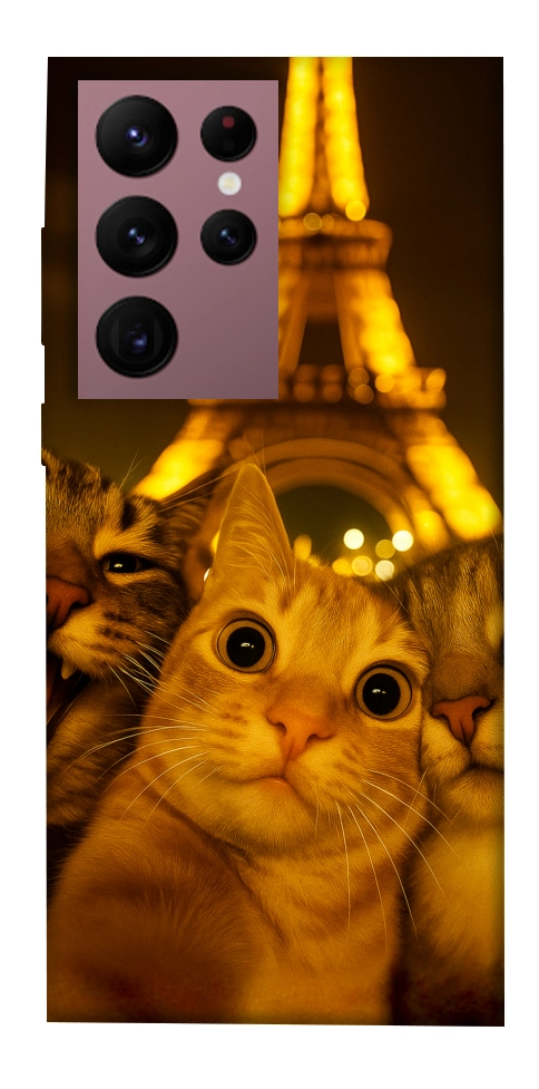 Чехол Paris selfie для Galaxy S22 Ultra