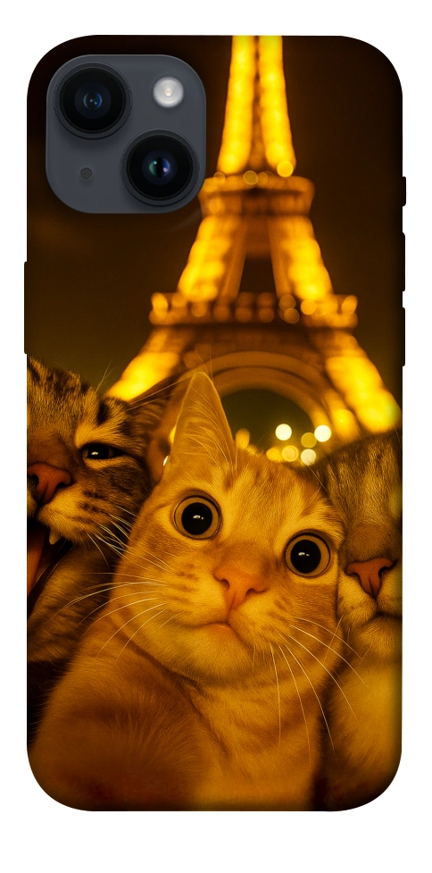Чехол Paris selfie для iPhone 14
