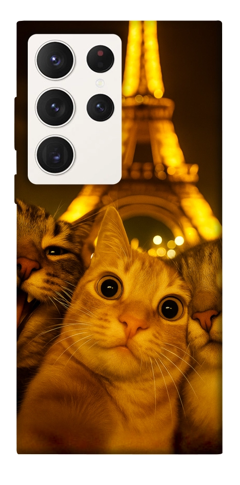 Чехол Paris selfie для Galaxy S23 Ultra