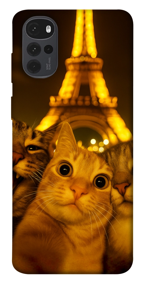 Чехол Paris selfie для Motorola Moto G22
