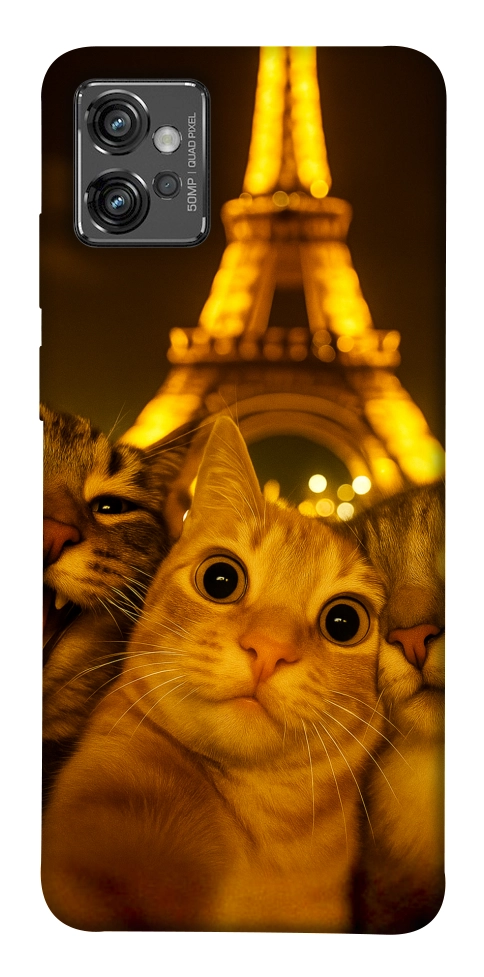 Чехол Paris selfie для Motorola Moto G32