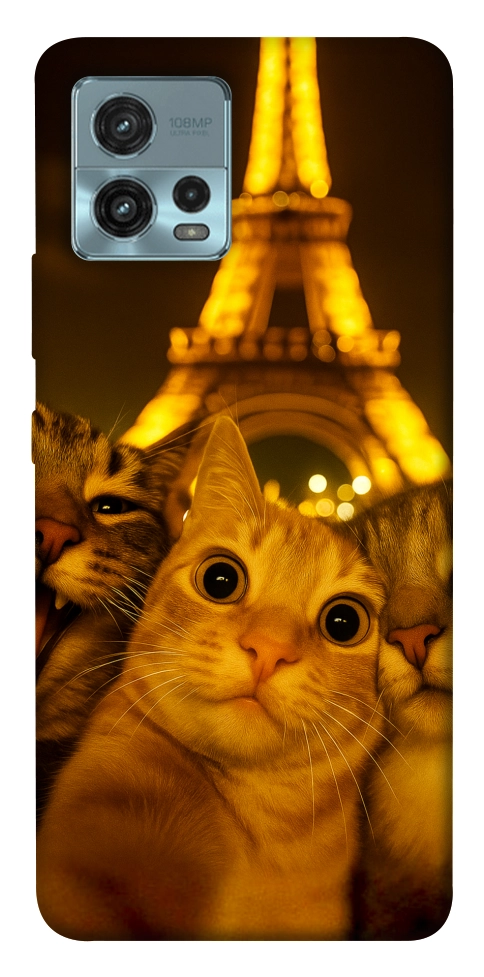 Чехол Paris selfie для Motorola Moto G72