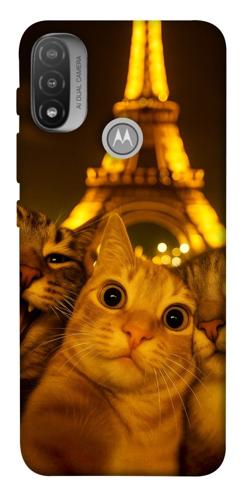 Чехол Paris selfie для Motorola Moto E20