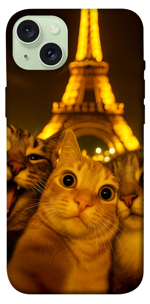 Чехол Paris selfie для iPhone 15 Plus