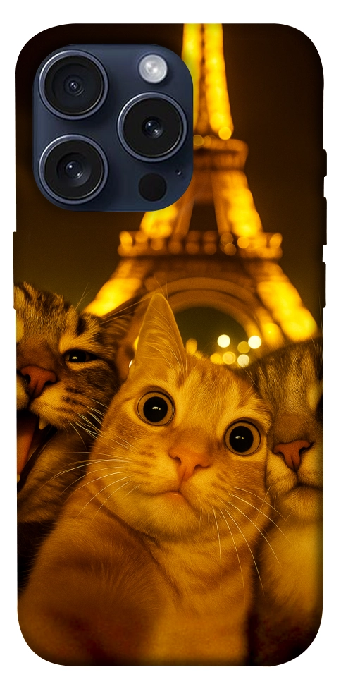Чехол Paris selfie для iPhone 15 Pro
