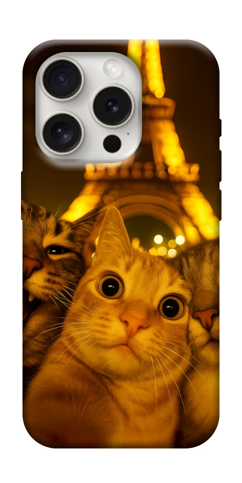 Чехол Paris selfie для iPhone 16 Pro