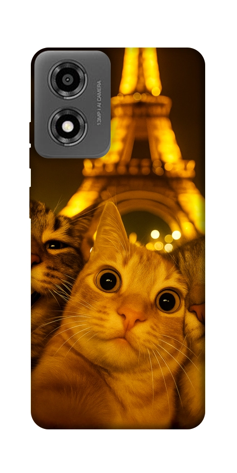 Чехол Paris selfie для Motorola Moto E14