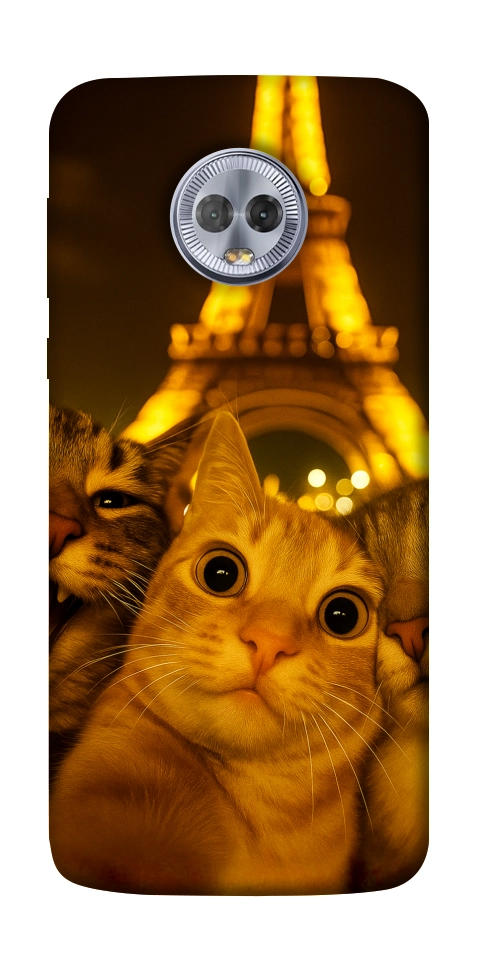 Чехол Paris selfie для Motorola Moto G6 Plus
