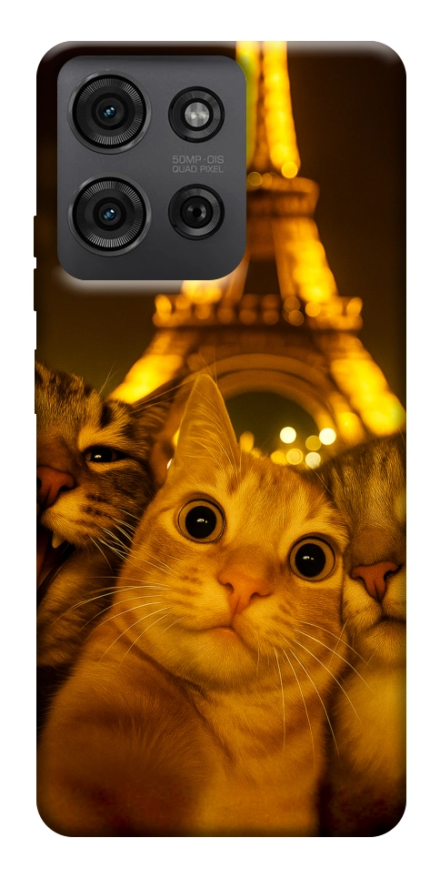 Чехол Paris selfie для Motorola Moto G75 5G