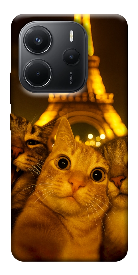 Чехол Paris selfie для Xiaomi Redmi Note 14 4G (Europe version)