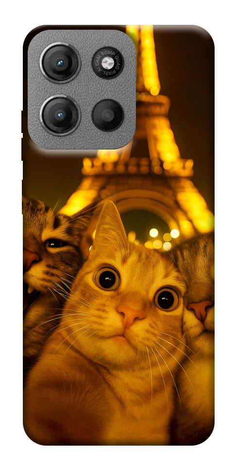 Чехол Paris selfie для Motorola Moto G15 4G