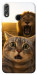 Чехол Shocked cat and lion для Huawei Honor 8X