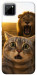Чехол Shocked cat and lion для Realme C11