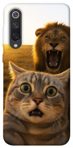 Чехол Shocked cat and lion для Xiaomi Mi 9 SE