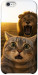 Чохол Shocked cat and lion для iPhone 6S Plus