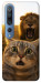 Чехол Shocked cat and lion для Xiaomi Mi 10