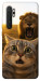 Чехол Shocked cat and lion для Xiaomi Mi Note 10 Lite