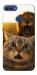 Чохол Shocked cat and lion для Huawei P Smart