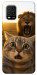 Чохол Shocked cat and lion для Xiaomi Mi 10 Lite