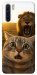 Чохол Shocked cat and lion для Oppo A91