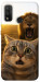 Чехол Shocked cat and lion для Huawei P Smart (2020)