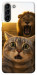 Чехол Shocked cat and lion для Galaxy S21+