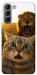Чехол Shocked cat and lion для Galaxy S21