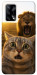 Чохол Shocked cat and lion для Oppo A74 4G