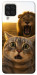 Чехол Shocked cat and lion для Galaxy A22 4G