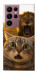 Чехол Shocked cat and lion для Galaxy S22 Ultra