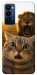 Чехол Shocked cat and lion для TECNO Camon 18