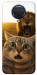 Чехол Shocked cat and lion для Nokia G10