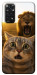 Чехол Shocked cat and lion для Xiaomi Redmi Note 11 (Global)