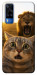 Чехол Shocked cat and lion для Vivo Y51a