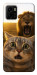 Чохол Shocked cat and lion для Vivo Y15s