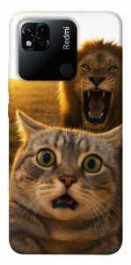 Чохол Shocked cat and lion для Xiaomi Redmi 10A