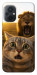 Чехол Shocked cat and lion для Xiaomi Poco M5
