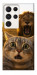 Чехол Shocked cat and lion для Galaxy S23 Ultra