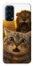 Чехол Shocked cat and lion для Oppo Reno 5 4G