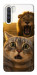 Чохол Shocked cat and lion для Oppo Reno 3