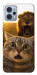 Чехол Shocked cat and lion для Motorola Moto G23