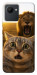 Чохол Shocked cat and lion для Realme C30