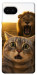 Чехол Shocked cat and lion для Google Pixel 7A