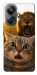 Чехол Shocked cat and lion для Realme 10 Pro+