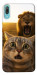 Чохол Shocked cat and lion для Huawei Y6 Pro (2019)