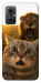 Чехол Shocked cat and lion для Xiaomi Redmi Note 11R